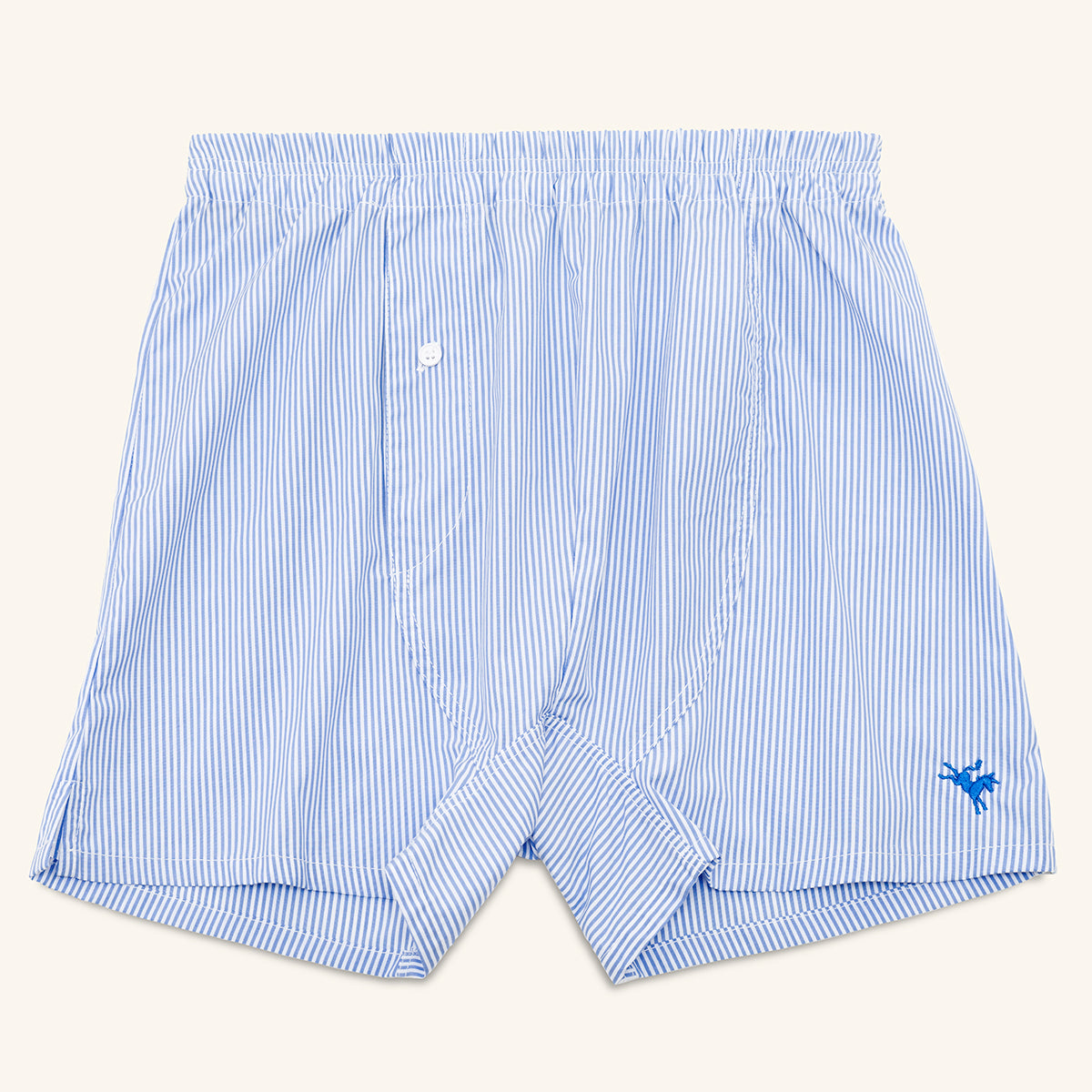 Blue Stripe Cotton Boxers