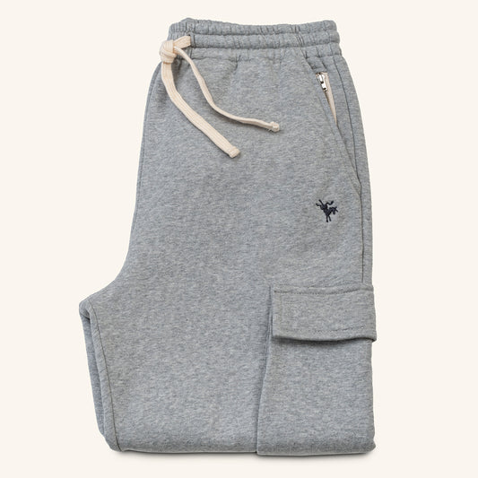 KAS originals grey cargo sweatpants