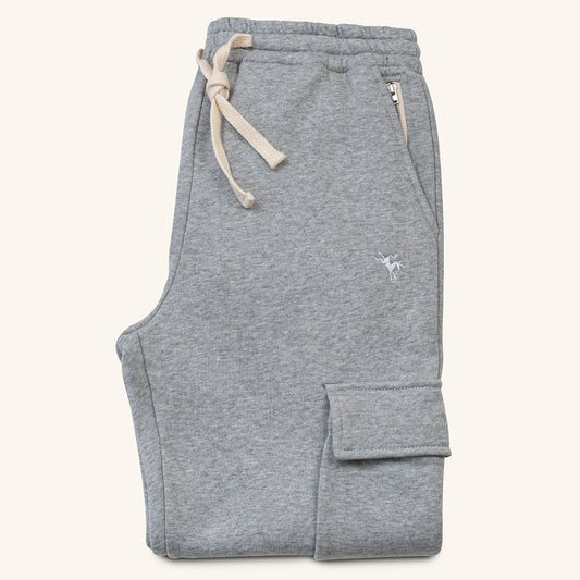 KAS originals grey cargo joggers