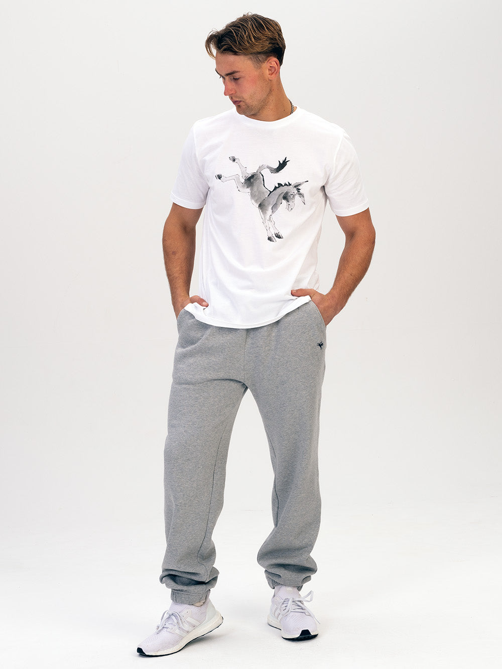 grey organic cotton sweatpants